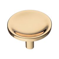 4136001MP11 Ручка кнопка современная классика, глянцевое золото BRASS 4136001MP11 Ручка кнопка современная классика, глянцевое золото BRASS