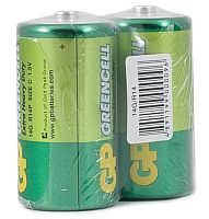 Батарейка GP бочонок маленький Greenceil 14G R14/343 2S, без блистера (1 шт.), 126 Батарейка GP бочонок маленький Greenceil 14G R14/343 2S, без блистера (1 шт.), 126