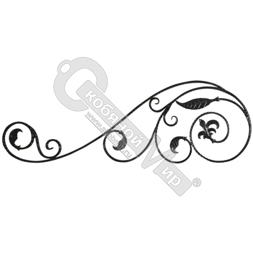 Навершие кованое 1400х467 мм 1085 Иран