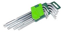 Набор Г-образных ключей TORX (звездочки), 9 шт. (T10,15,20,25,27,30,40,45,50), 64030М / 112667*** Набор Г-образных ключей TORX (звездочки), 9 шт. (T10,15,20,25,27,30,40,45,50), 64030М / 112667***