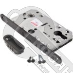 Замок магнитный "BORDER" черный, 81708 / 81852 фото 2 Замок магнитный "BORDER" черный, 81708 / 81852 фото 2