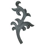 Лист кованый правый 230х125 мм Лист кованый правый 230х125 мм