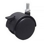 Опора колесная d=40 мм на резьбе М8 со стопором /4/, 109409 Опора колесная d=40 мм на резьбе М8 со стопором /4/, 109409