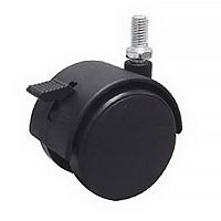 Опора колесная d=40 мм на резьбе М8 со стопором /4/, 109409 Опора колесная d=40 мм на резьбе М8 со стопором /4/, 109409