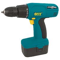 Дрель-шуруповерт аккумуляторная FIT 14,4В; 0-550об/мин; 10,5 Нм; 1,2Ач; 2(Ni-Cd), кейс, 80204 Дрель-шуруповерт аккумуляторная FIT 14,4В; 0-550об/мин; 10,5 Нм; 1,2Ач; 2(Ni-Cd), кейс, 80204