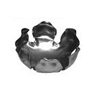 Цветок штампованный 64х28х3 мм 19-3446 Цветок штампованный 64х28х3 мм 19-3446