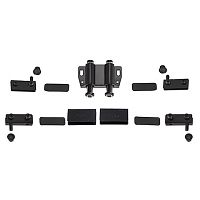 Петля для стекла HZ комплект на 2 двери, черный, 17793*** Петля для стекла HZ комплект на 2 двери, черный, 17793***