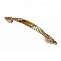Ручка-скоба мебельная 96 мм золото, 128-491/3164-96*** Ручка-скоба мебельная 96 мм золото, 128-491/3164-96***