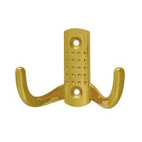 Крючок-вешалка 2-х рожковый, золото*** Крючок-вешалка 2-х рожковый, золото***