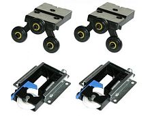 Комплект роликов для безрамных дверей-купе Сенатор (2 низ + 2 верх), 210(2+2) Комплект роликов для безрамных дверей-купе Сенатор (2 низ + 2 верх), 210(2+2)