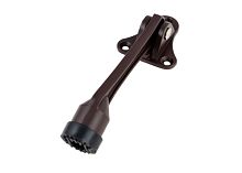 Упор дверной откидной 961 (козья ножка) коричневый (25/250) 122494 Упор дверной откидной 961 (козья ножка) коричневый (25/250) 122494