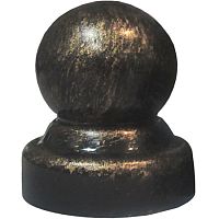 Заглушка с шаром штампованная круглая 30х30х1 мм Заглушка с шаром штампованная круглая 30х30х1 мм