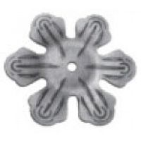 Цветок штампованный 94х94х3 мм 19-3063 Цветок штампованный 94х94х3 мм 19-3063
