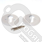 Накладка цилиндровая Apecs DP- С-06(55)-W бел. фото 2 Накладка цилиндровая Apecs DP- С-06(55)-W бел. фото 2