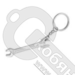 Брелок для ключей  " Ключ гаечный рожковый" ( сталь) KL фото 2