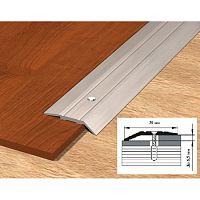 Порог АЛ-168-С 2,0м алюм. б/уп. ,Кант, 32 мм Порог АЛ-168-С 2,0м алюм. б/уп. ,Кант, 32 мм