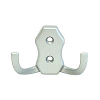 Крючок 2-х рожковый, матовый хром, SL.05.202.02*** Крючок 2-х рожковый, матовый хром, SL.05.202.02***