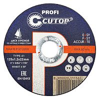 Круг отрезной по металлу и нержав. стали, Т41-125х1,2х22,2 мм, Cutop, 39980т Круг отрезной по металлу и нержав. стали, Т41-125х1,2х22,2 мм, Cutop, 39980т