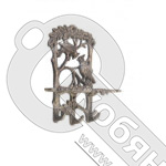 Ключница-полка "Свиристель" патина фото 2 Ключница-полка "Свиристель" патина фото 2