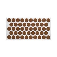 Подложки самоклеющиеся под ножки мебельные d=20 мм на войлочной основе (48 шт./лист), PC6120BR Подложки самоклеющиеся под ножки мебельные d=20 мм на войлочной основе (48 шт./лист), PC6120BR