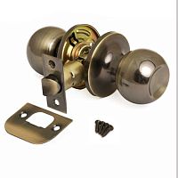 Ручка межкомн. Латунина 607 АB/ PS антич.бронза KL3-2-7 Ручка межкомн. Латунина 607 АB/ PS антич.бронза KL3-2-7