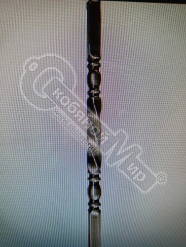 Столб начальный 1000х40х40 мм 4834