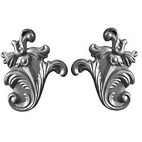 Накладка штампованная пара 250х210х1,2 мм 19798 Накладка штампованная пара 250х210х1,2 мм 19798