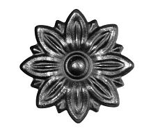 Цветок литой накладка 115х 2 мм ЦВ.0055 Цветок литой накладка 115х 2 мм ЦВ.0055