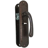 Ручка на планке РДП-2-006-42С-АМ-П-антик медь,прав./15/ Ручка на планке РДП-2-006-42С-АМ-П-антик медь,прав./15/