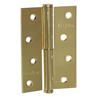 Петля л.сталь.100х70х2,5 РВ полирован.латунь Петля л.сталь.100х70х2,5 РВ полирован.латунь