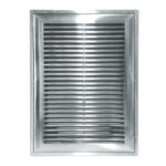 Решетка вентиляционная 150х200 мм, хром, П1520М Решетка вентиляционная 150х200 мм, хром, П1520М