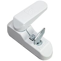 Замок безопасности детский накладной с ключом и рычагом 1 ключ белый Замок безопасности детский накладной с ключом и рычагом 1 ключ белый