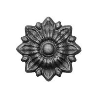 Цветок литой накладка 90х8 мм ЦВ 2300 Цветок литой накладка 90х8 мм ЦВ 2300