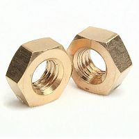 Гайка шестигранная, латунь DIN 934 М8 /20/ Гайка шестигранная, латунь DIN 934 М8 /20/