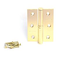 Петля л 80*60 -В-Steel-G-L золот.(Апекс) Петля л 80*60 -В-Steel-G-L золот.(Апекс)