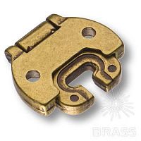Петля мебельная врезная старая бронза BRASS, 3311-22  Петля мебельная врезная старая бронза BRASS, 3311-22