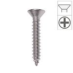 Саморез нержавеющий универсальный DIN7982 А2 2,9х16 потай, отвертка-крест /100/ Саморез нержавеющий универсальный DIN7982 А2 2,9х16 потай, отвертка-крест /100/