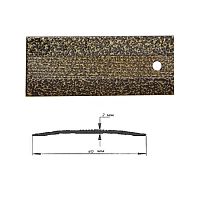 Порог АЛ-125-С 1,35м антик бронзовый , Стык алюминевый , 40 мм Порог АЛ-125-С 1,35м антик бронзовый , Стык алюминевый , 40 мм