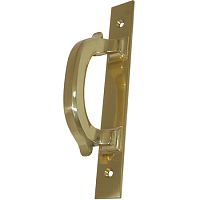 Ручка-скоба 80мм , подложка 24х170мм ОС-170 цвет-золото (латунь) Ручка-скоба 80мм , подложка 24х170мм ОС-170 цвет-золото (латунь)