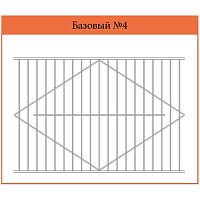 Секция забора Базовый №4 (Свыше 1.6 м) (цена за м2) Секция забора Базовый №4 (Свыше 1.6 м) (цена за м2)