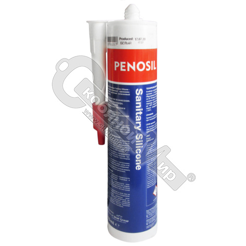 Penosil S, герметик силиконовый санитарный, белый, 310 ml Н1199 фото 2