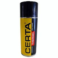 Эмаль-аэрозоль антикоррозионная термостойкая до 1200°С, черный матовый "СERTA", CPR00038 Эмаль-аэрозоль антикоррозионная термостойкая до 1200°С, черный матовый "СERTA", CPR00038
