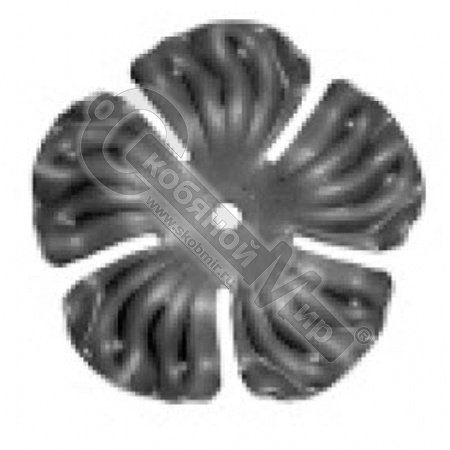 Цветок штампованный 87х85х2 мм 19-2080 Цветок штампованный 87х85х2 мм 19-2080