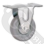 Колесо промыш. неповоротное на платформе, 50х17 мм FCg25m/FCg50, серая резина, нагруз. 50 кг, 931050 фото 2 Колесо промыш. неповоротное на платформе, 50х17 мм FCg25m/FCg50, серая резина, нагруз. 50 кг, 931050 фото 2