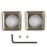 Накладка сменная Apecs Premier DPR-05-SQUARE-H/WC/TT-AB бронза*** Накладка сменная Apecs Premier DPR-05-SQUARE-H/WC/TT-AB бронза***