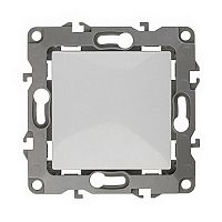 Выключатель одинарный, без монтажных лапок, белый, 10АХ-250В, ЭРА, 12-1001-01 Выключатель одинарный, без монтажных лапок, белый, 10АХ-250В, ЭРА, 12-1001-01