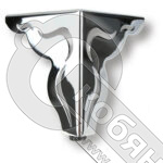 Опора мебельная BRASS резная, глянцевый хром, КАХ-4620-0120-А01*** фото 2 Опора мебельная BRASS резная, глянцевый хром, КАХ-4620-0120-А01*** фото 2