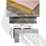 Порог АЛ-169-С 2,0м антик бронзовый , Угол алюминевый, 23X23 мм фото 2 Порог АЛ-169-С 2,0м антик бронзовый , Угол алюминевый, 23X23 мм фото 2