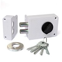 Замок накладной ЗН-1-3 Зенит /белый/ (16) Замок накладной ЗН-1-3 Зенит /белый/ (16)