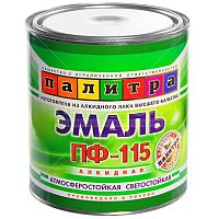 Эмаль ПАЛИТРА ПФ-115 черная 2.7кг 124485 Эмаль ПАЛИТРА ПФ-115 черная 2.7кг 124485